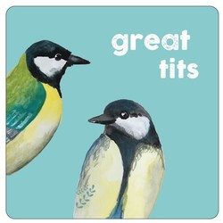Great Tits - Coaster