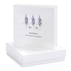 Larkspur - Boxed Earring Card