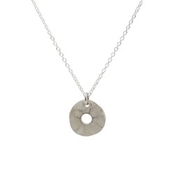 Silver Tolvan Necklace On Adjustable Sterling Silver Chain