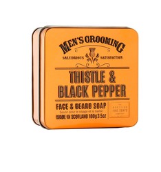 Thistle & Black Pepper Face & Beard Soap