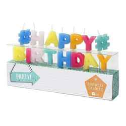 Party Time 'Happy Birthday' Candle