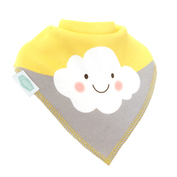 Cute Cloud Bib - Yellow