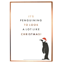 Penguining To Look Like Christmas