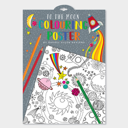 Colouring Posters - To The Moon