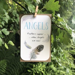Angels & Feathers Keepsake Card