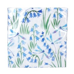 Bluebell & Dragonfly Napkins - Pack of 20