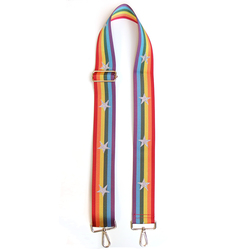Rainbow Stripe & Stars Bag Strap