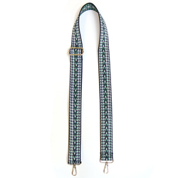 Blue Mix Jazzy Woven Bag Strap