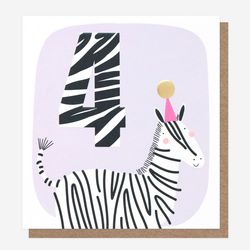 Zebra 4th Birthday