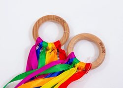 Rainbow Ribbon Sensory Ring