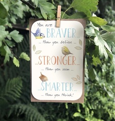 Braver, Stronger, Smarter - Keepsake Card