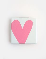 Pink Heart Pocket Mirror