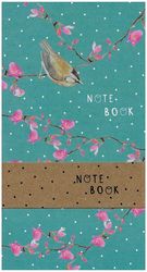 Birds on Pink Blossom Notebook