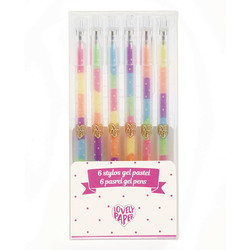 Pastel Gel Pens - Pack of 6