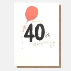 Happy 40th Birthday - Balloon