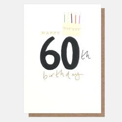 Happy 60th Birthday - Cake