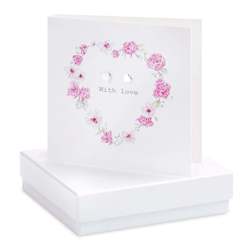 Floral Heart - Boxed Jewellery Card