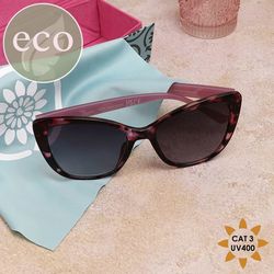 Recycled Pink Tortoiseshell Frame Sunglasses