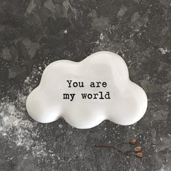 Porcelain Cloud Token - You Are My World
