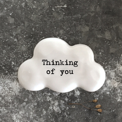 Porcelain Cloud Token - Thinking of You