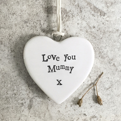 Porcelain Heart - Love You Mummy
