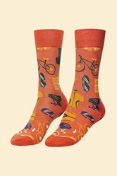 Powder Men's Le Grande Tour Socks - Tangerine