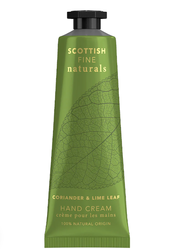 Scottish Fine Naturals coriander & lime - Hand Cream 30ml
