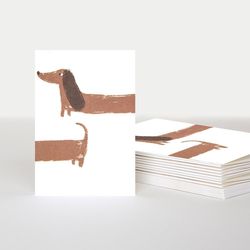 Long Sausage Thank You Notecards Pack of 10