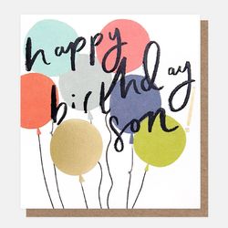 Happy Birthday Son - Balloons
