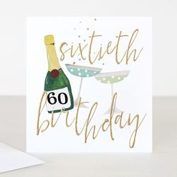 Sixtieth Birthday - Champagne