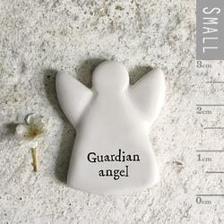 Porcelain Tiny Angel Token - Guardian Angel