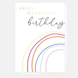 Rainbow - Birthday Card