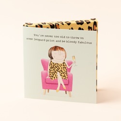 Leopard - Choccy Card