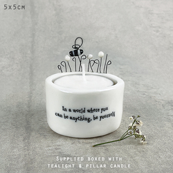 Candle & Tea Light Holder - Be Yourself