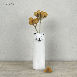 Tall Vase - Cat