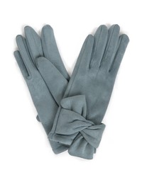 Henrietta Faux Suede Gloves - Demin