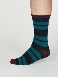 Men's Jacob Bamboo Rugby Sock - Navy Blue
