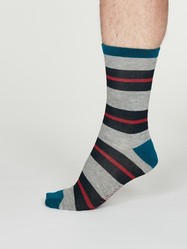 Men's Jacob Bamboo Rugby Sock - Mid Grey Marle